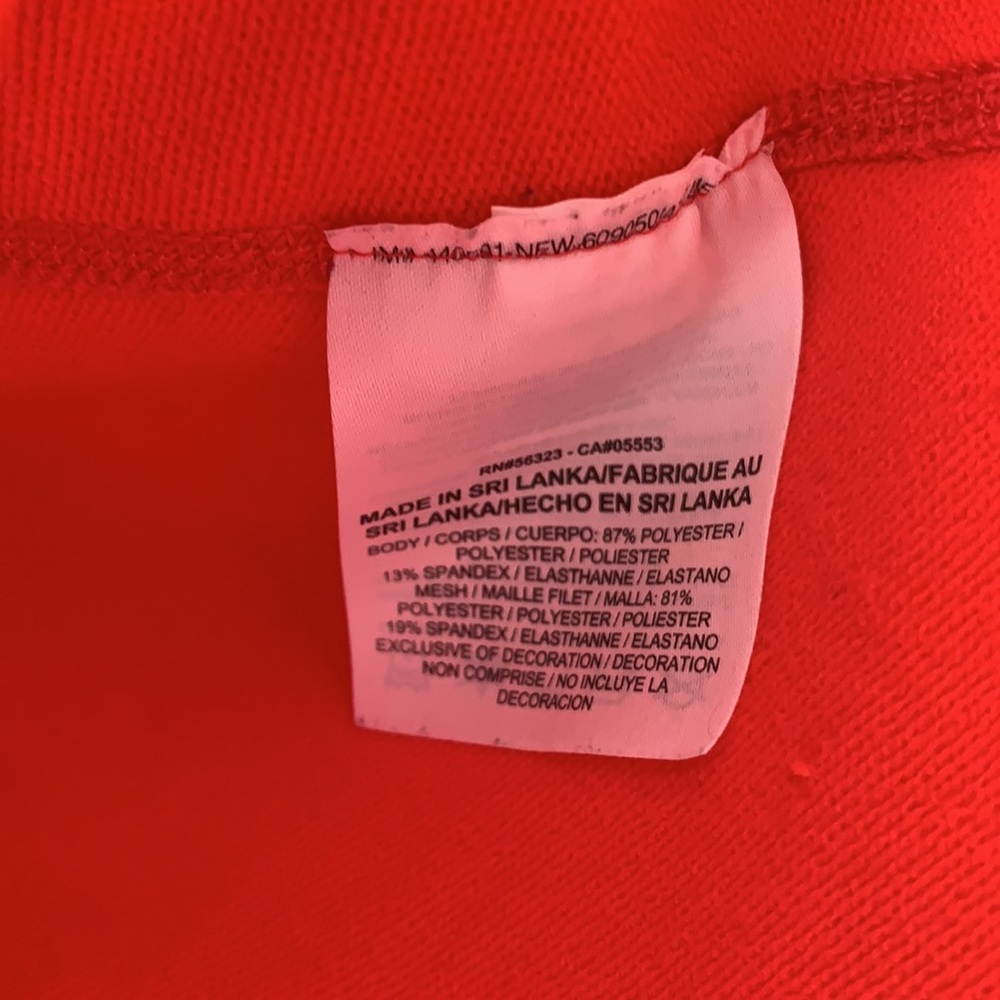 Nike Pro Hyperwarm Pullover Ember Glow/Peach Crea… - image 4